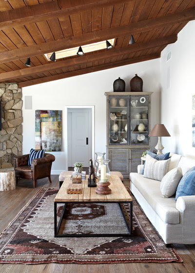 Traditional Living Room by Janette Mallory Interior Design Inc.