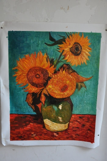 ゴッホ ひまわり 全７作品 制作例ご紹介 アート名画館 公式ブログ