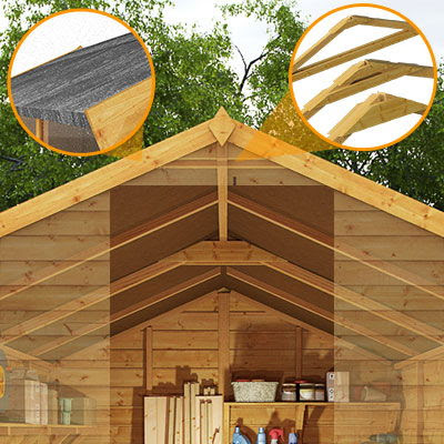 BillyOh Keeper Overlap Apex Shed - Garden Sheds - Garden Buildings 