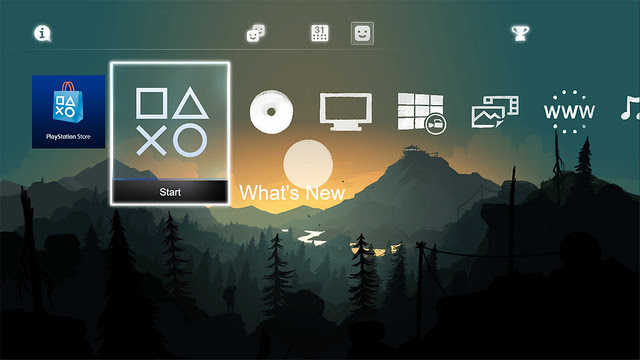 Firewatch PS4 Theme