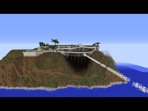 Minecraft Villa tony stark iron man NEW VERSION 
