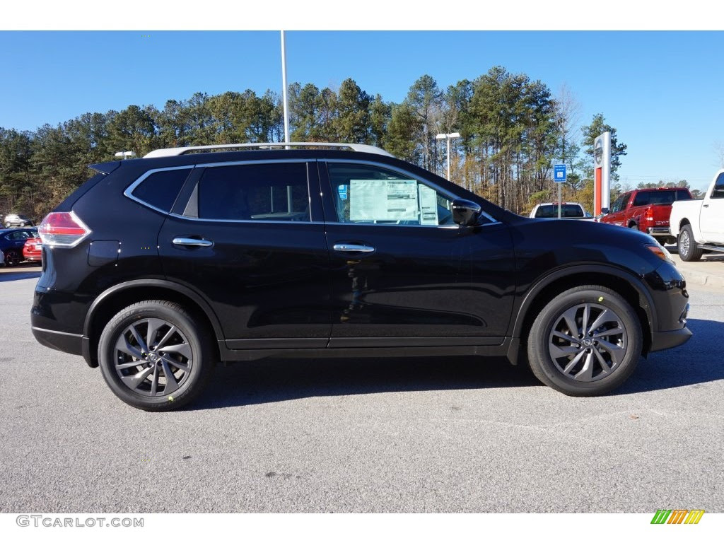 2016 Magnetic Black Nissan Rogue SL #109147208 Photo #6  GTCarLot.com