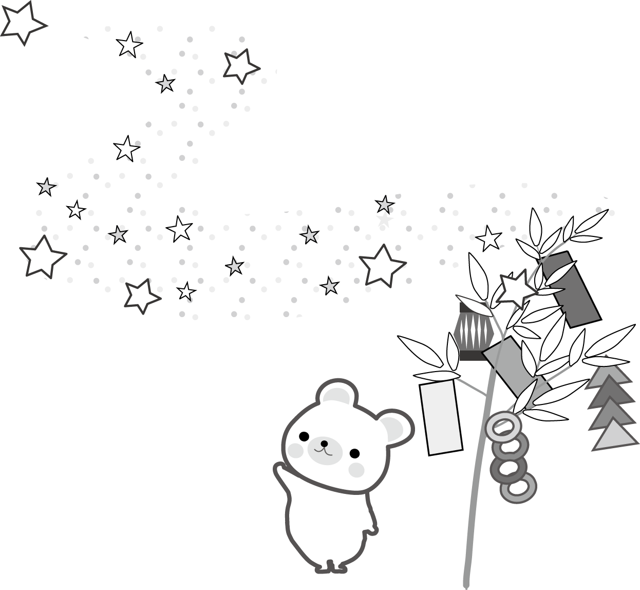 七夕のイラスト 無料イラスト フリー素材