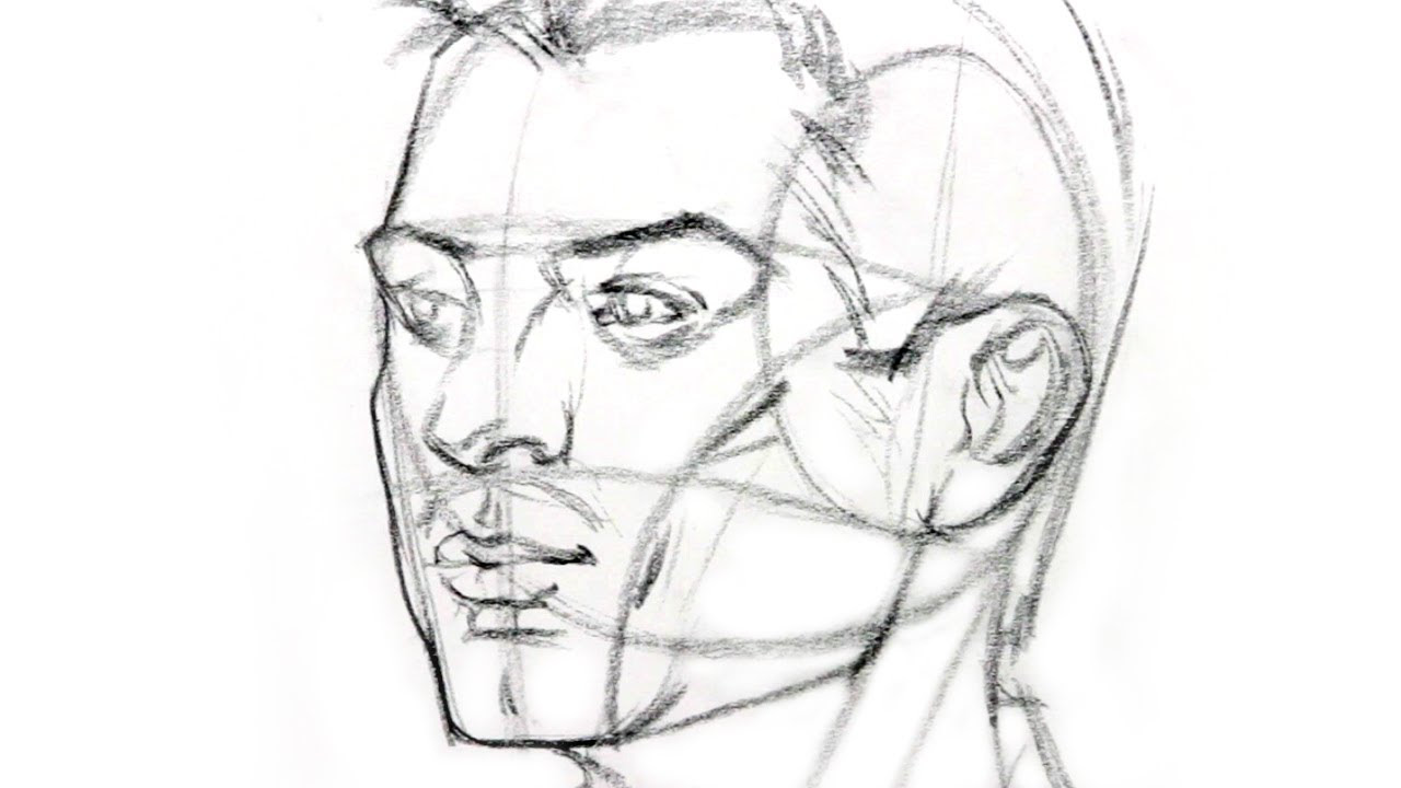 How to Draw the Head from Any Angle - YouTube