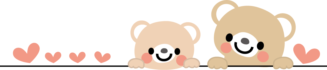 かわいいイラスト クマ２ 無料イラスト フリー素材