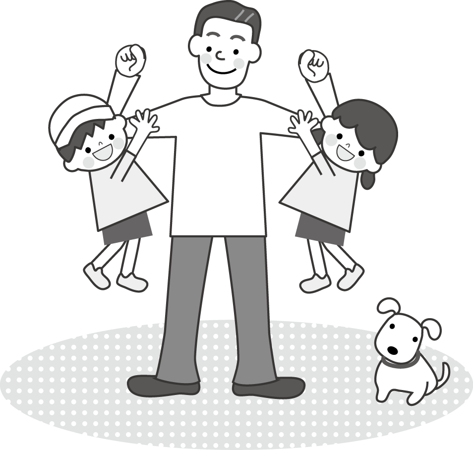 父の日のイラスト 無料イラスト フリー素材