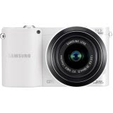 Samsung NX1000 White ~ 20.3MP Digital Camera with 20-50mm Lens