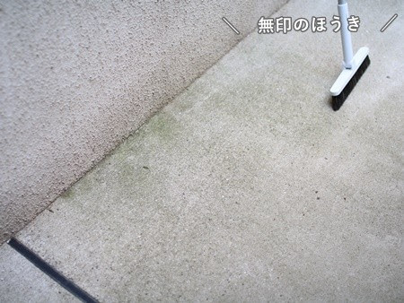 駐車場のコンクリートに苔が生えた 譲り受けたクリーナーで苔退治 えりゐンテリア