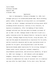 harrison bergeron essays