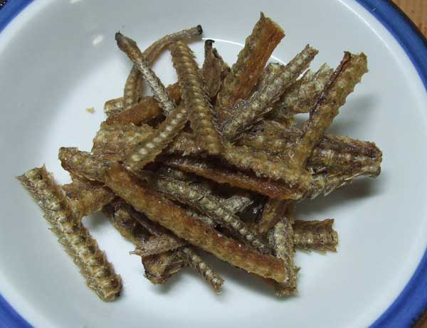 意外にたいへん ウナギの骨せんべい ぼうずコンニャクのお魚三昧日記