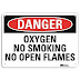 Free Printable Oxygen In Use Sign Printable : Use it with any printer.