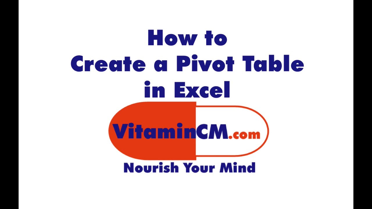 Excel-Pivot-Table-Tutorial---YouTube