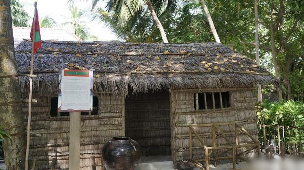  Rumah penduduk asli Maldives