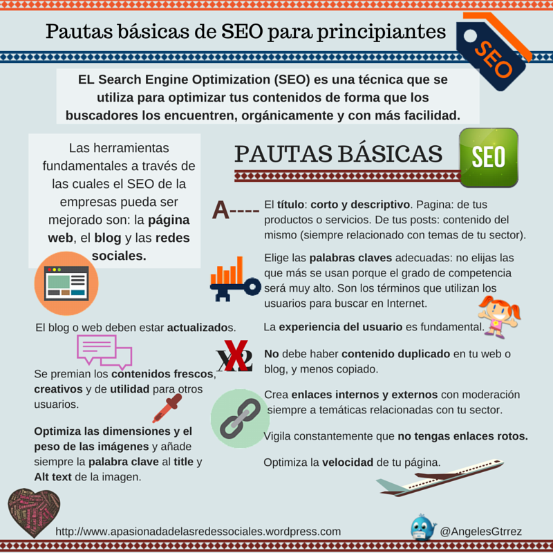 Pautas SEO para principiantes