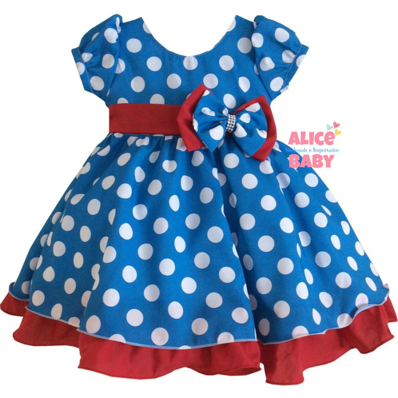 Alice Baby - Vestido Festa Galinha Pintadinha Nelu