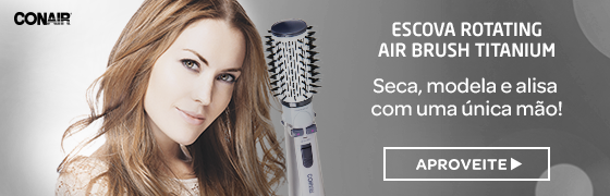 Escova Rotating Air Brush Titanium Conair