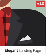 Elegant - Minimal Responsive Landing Page Template