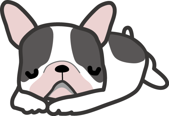 フレンチブルドック 犬のイラスト 無料イラスト フリー素材