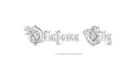 oklahoma city usa capital city  tattoo designs page