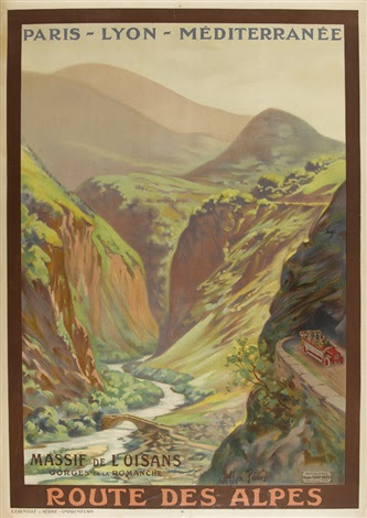 Paris-Lyon-Méditerranée, routes des Alpes by René Pean on artnet