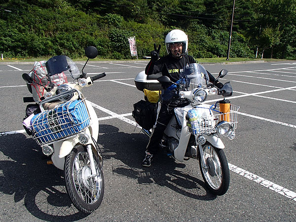 スーパーカブで初の東北キャンプツー １日目