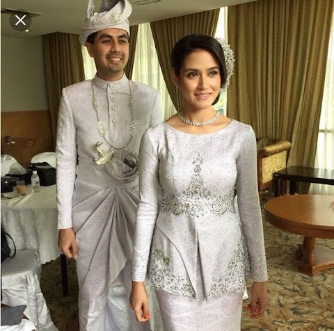 baju pengantin songket modern