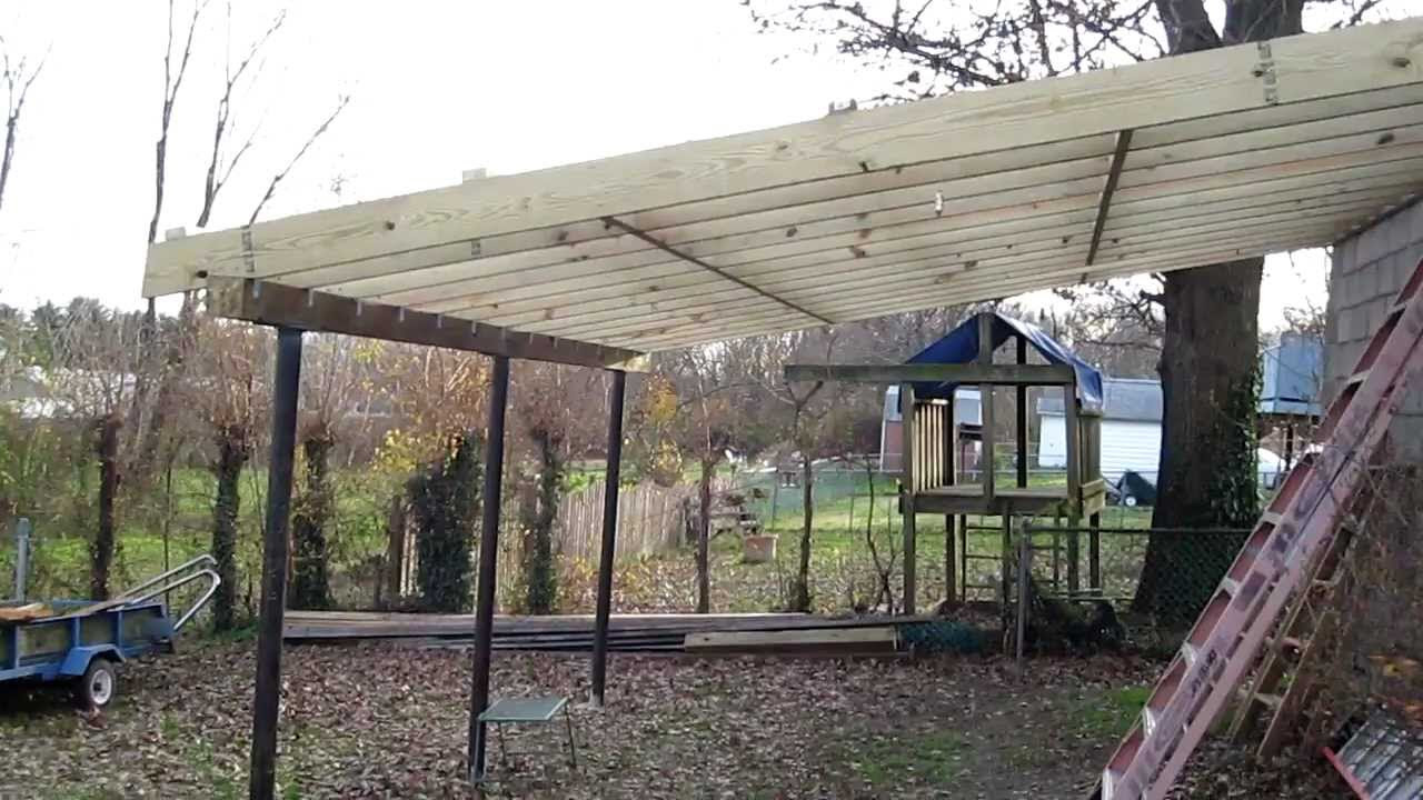 my lean to roof - youtube
