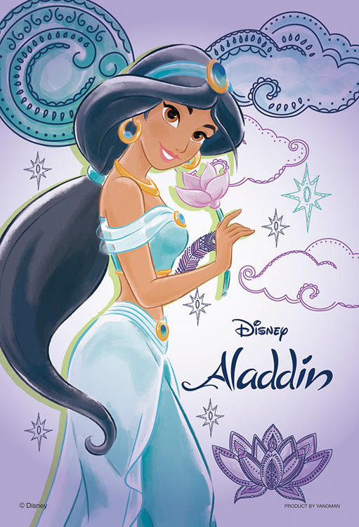 アラジン ジャスミン イラスト ディズニー パークチケット コンビニ4