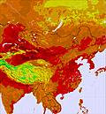 China temperature map