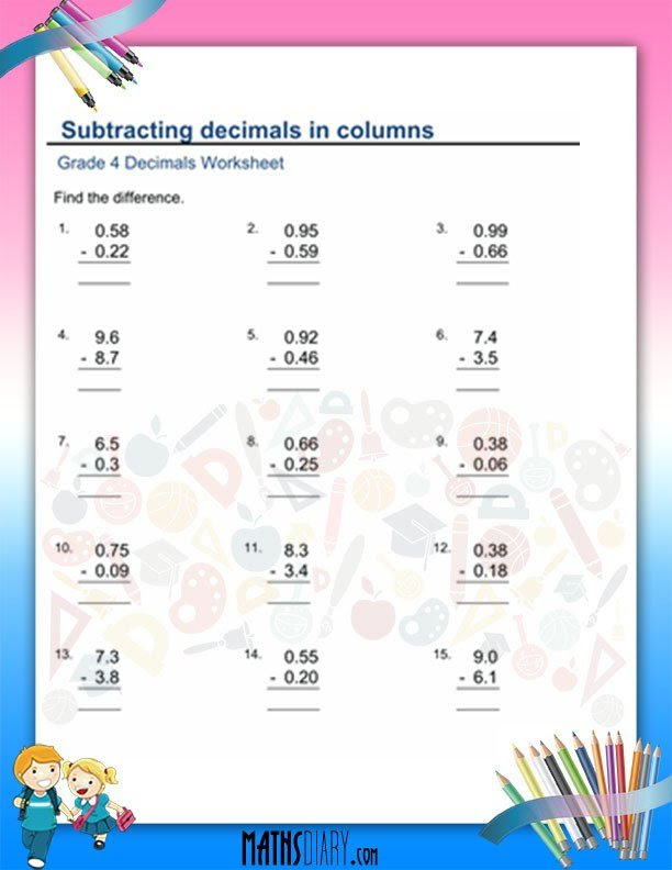 Math worksheets for grade 3 subtraction with regrouping