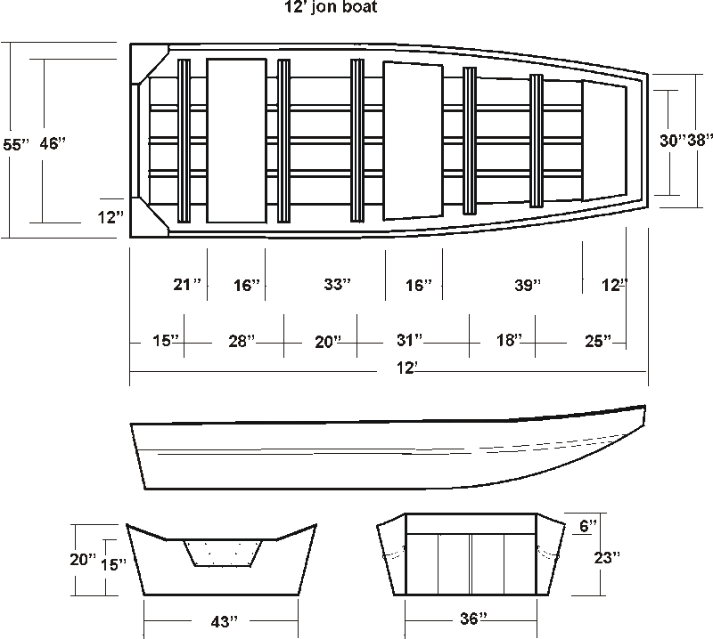 Jon boat building plans Here | boat plans self project