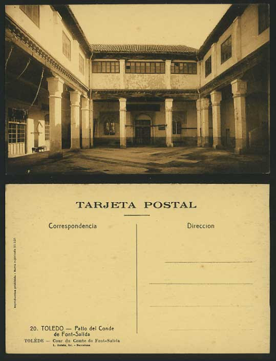 Palacio de Fuensalida a comienzos del siglo XX. Foto Roisin