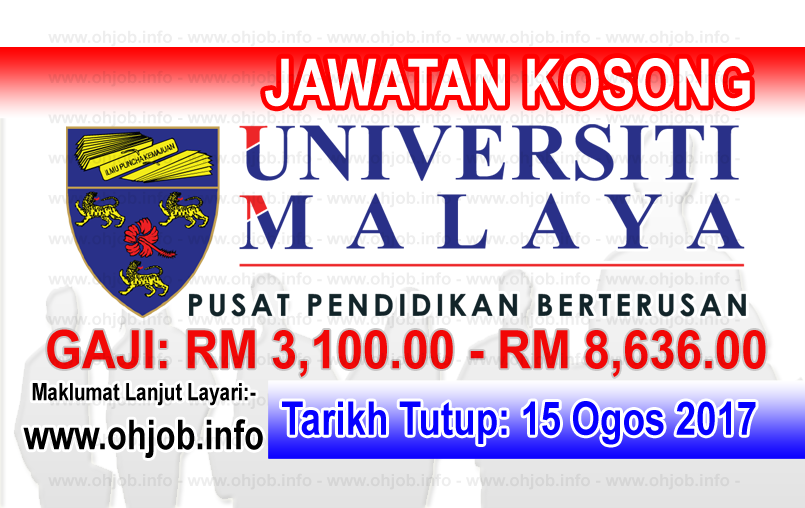 Jawatan Kerja Kosong Universiti Malaya - UMCCed logo www.ohjob.info ogos 2017
