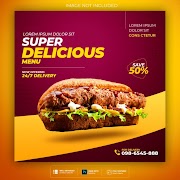 85+ Inspirasi Fast Food Banner Design, Model Spanduk