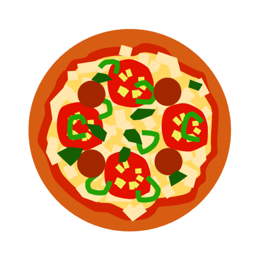 ピザのイラスト