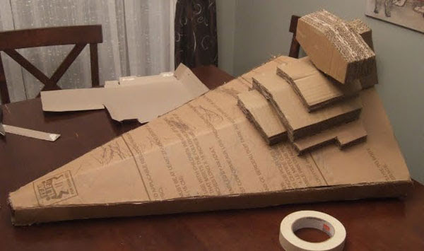 Cardboard Star Destroyer - Neatorama