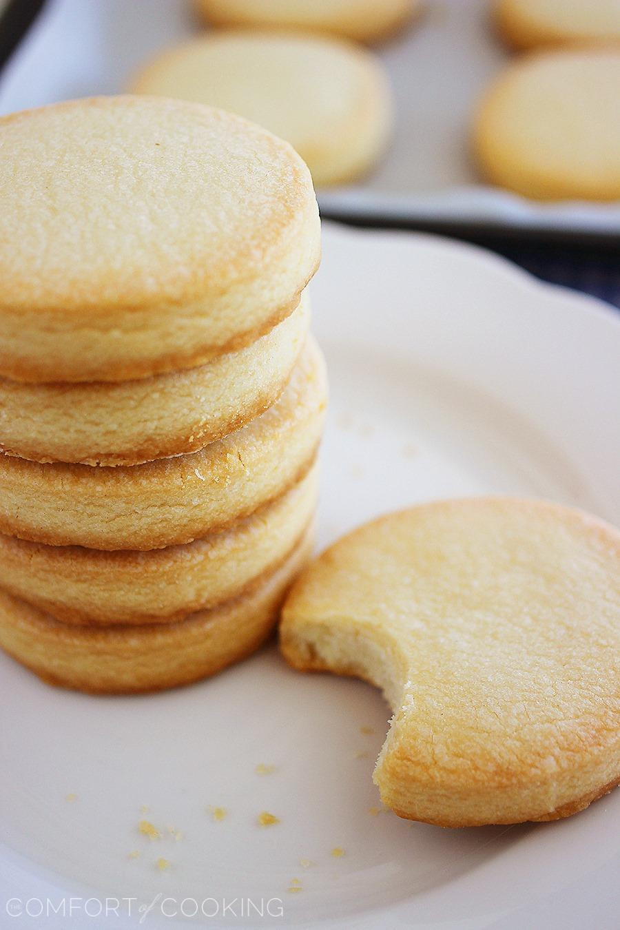 3 Ingredient Shortbread Cookies The Comfort Of Cooking