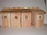 4 Bluebird House with Cedar Shake Roof....cedarnest