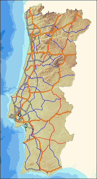 Carte Autoroute Espagne Portugal
