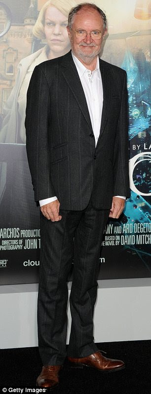 The two Jims: Jim Broadbent (L) and Kim Sturgess were both looking dapper in their smart suits for the occasion
