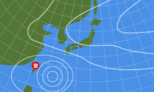 台風が仕事しなーい って言うけど イラストブログ 赤ずきんdiary