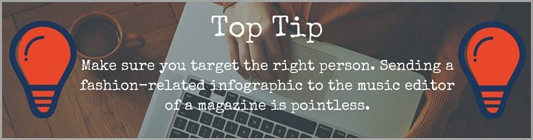 tip target the right person to get your content noticed