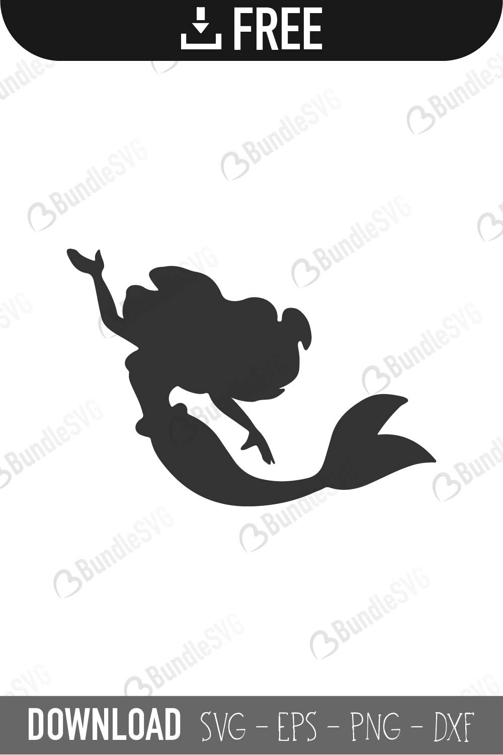 Download Free 112 Free Mermaid Svg File SVG PNG EPS DXF File for Cricut, Silhouette and Other Machine