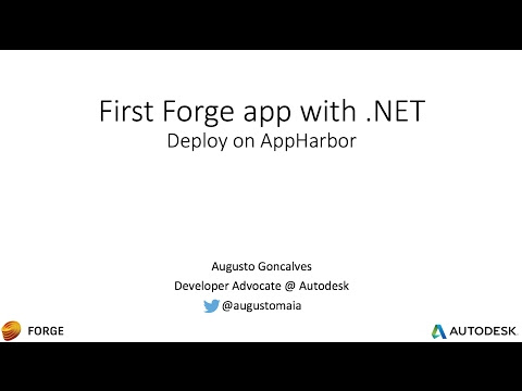 .NET : Forge & ASP.NET: from zero to hero in 30 minutes