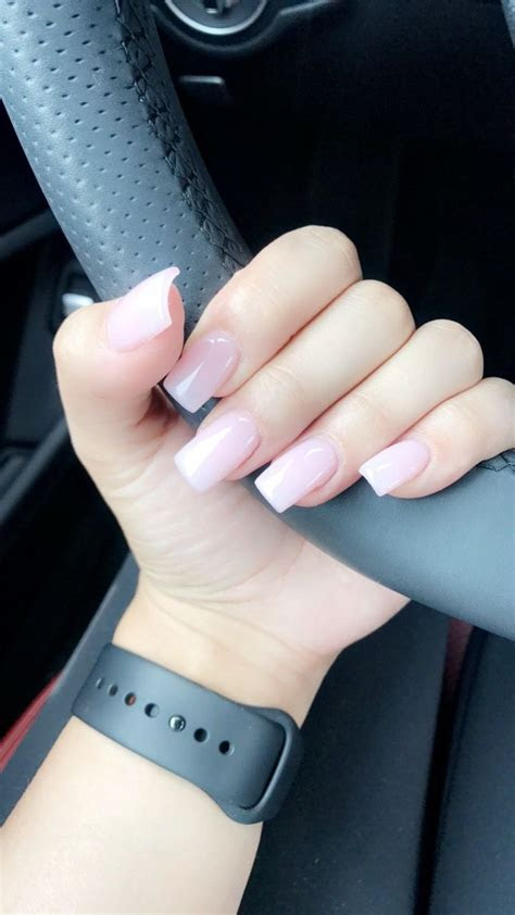bubblebath opi gel polish square acrylic gel nails