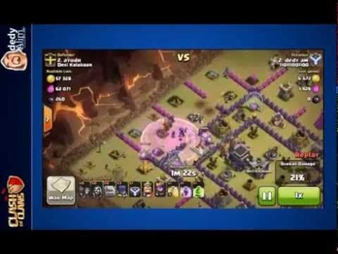 Clash Of Clans || War Strategy GoWiWi(Golem Wizard Witch) 3 star