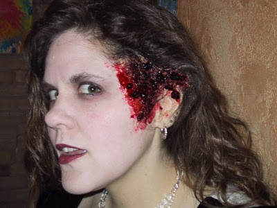 costume and makeup. You need the makeup and it#39;s