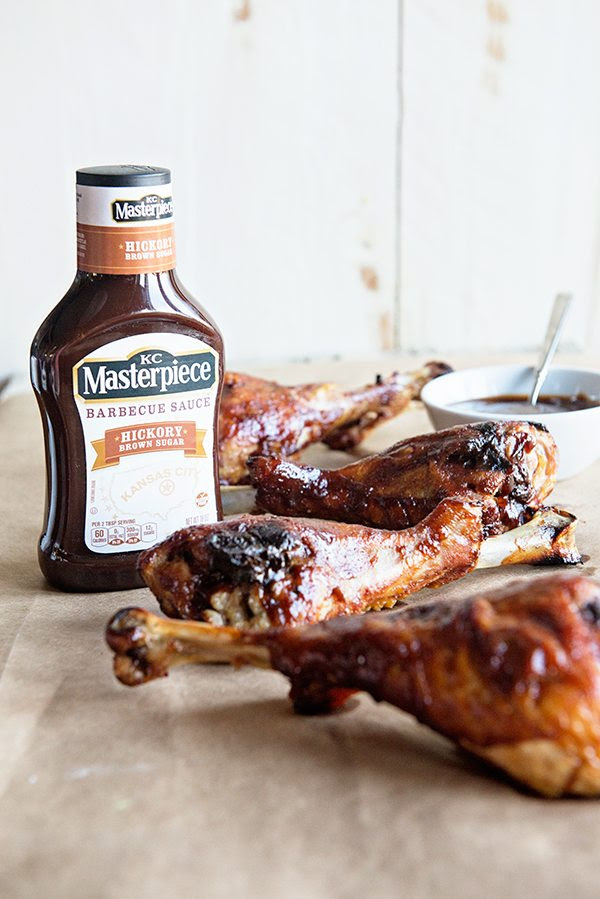 Grilled BBQ Turkey Legs Recipe - Dine and Dish