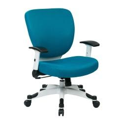 Get Office Star (TM) Space Seating Professional Deluxe Mesh Mid-Back
Task Chair, Blue/White Before Special Offer Ends
