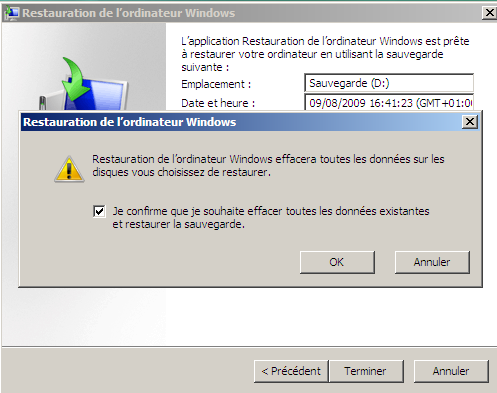 Tutoriel Centre Sauvegarde de Windows Vista/Seven